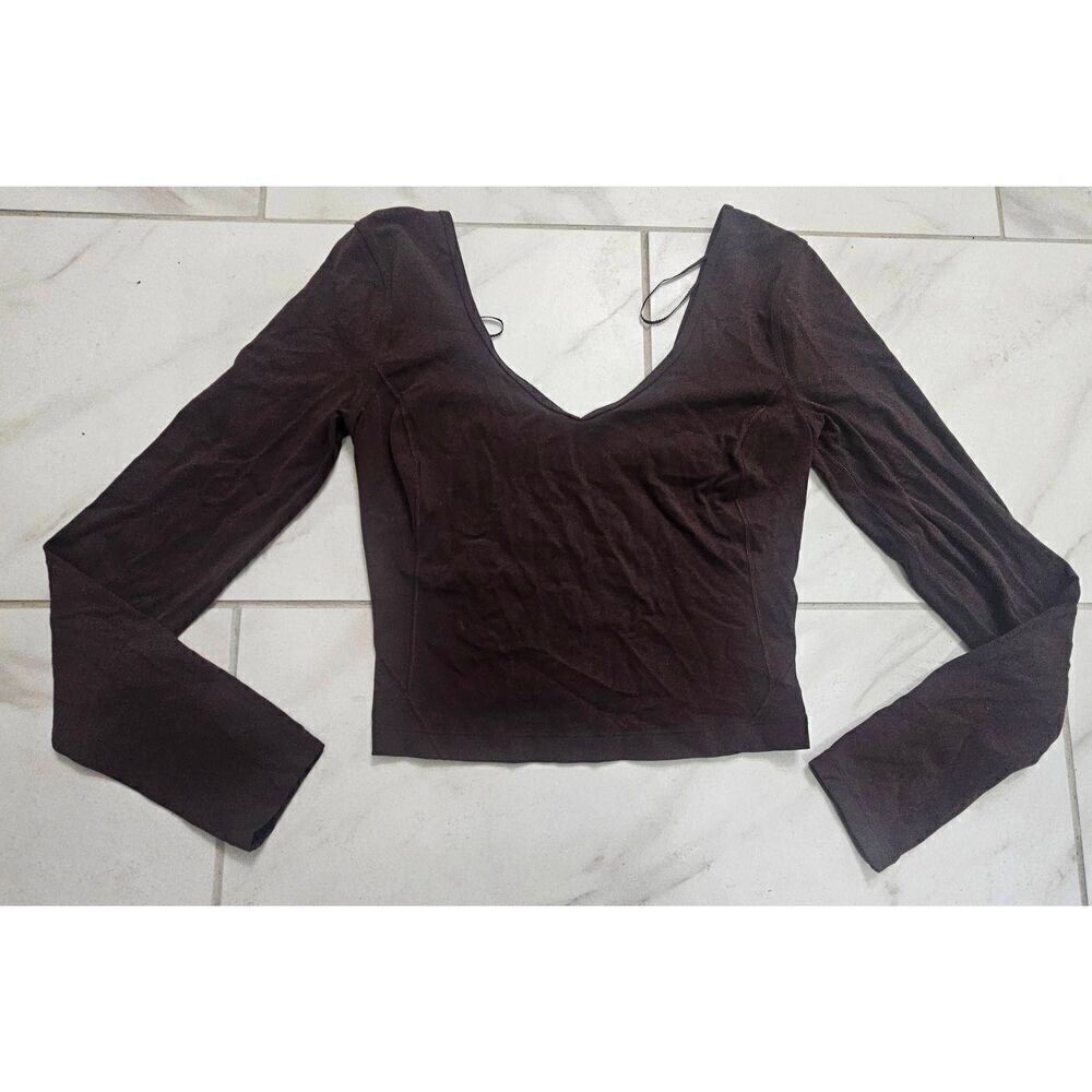 Lululemon Size 12 Brown Align Long Sleeve Top